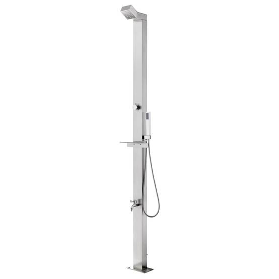 Douche d'extérieur - Douche de jardin 220 cm Acier inoxydable MP356 - Image 2
