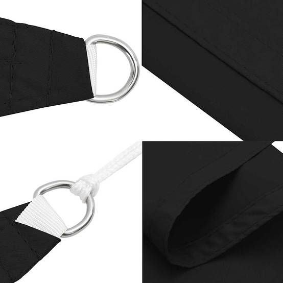 PANGIVO - Voile d'ombrage tissu oxford noir 500 x 500 x 600 cm - PANGIVO - Image 5