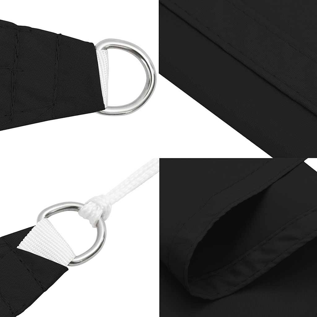 PANGIVO - Voile d'ombrage tissu oxford noir 500 x 500 x 600 cm - PANGIVO - Image 5