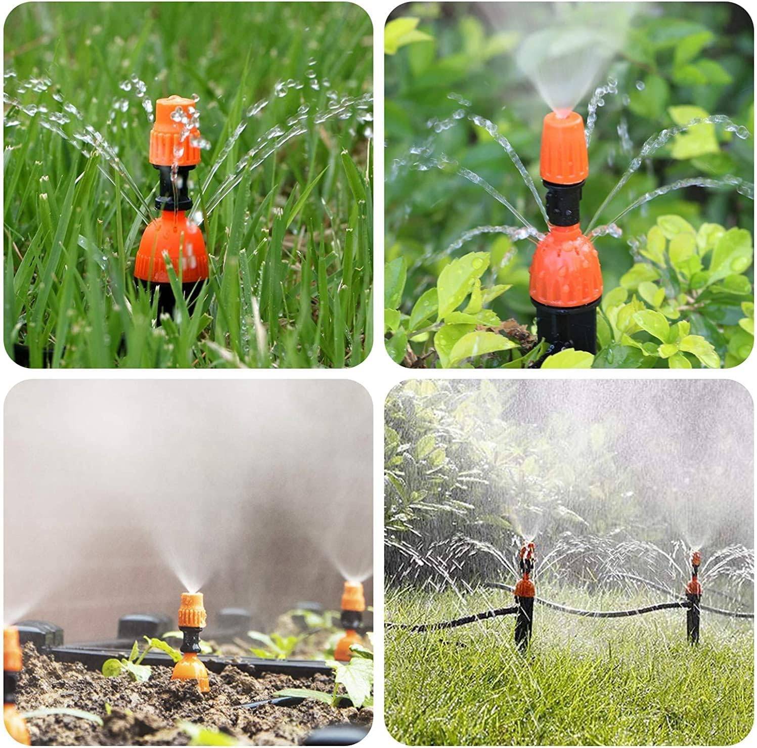 Arrosage automatique，Goutteur réglable à 360° - Système d'arrosage automatique pour jardin，irrigation goutte à goutte, 30 pièces-Lytech - Image 7