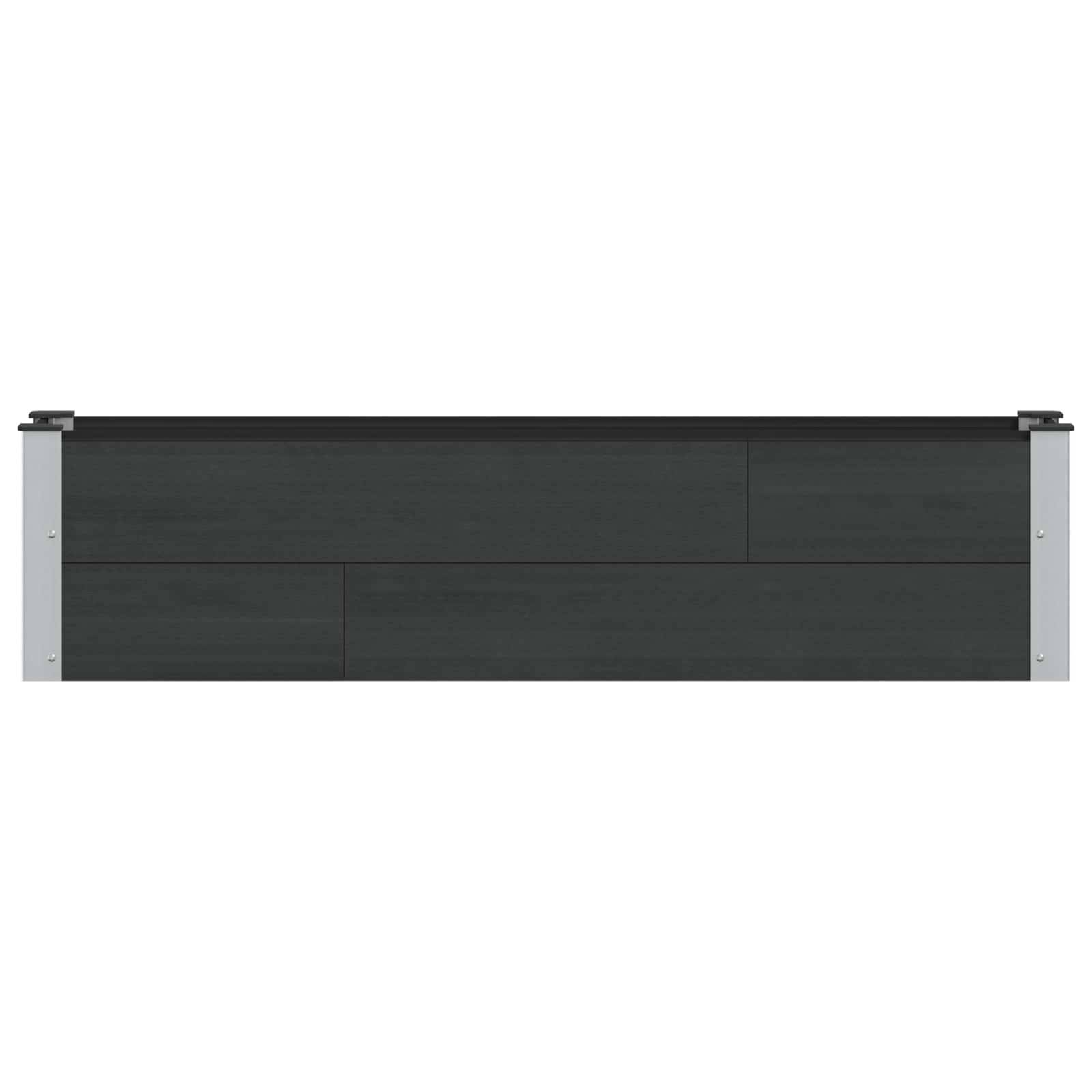 Prolenta Premium - Jardinière aluminium noir 150 x 30 x 36 cm - Prolenta premium p364.5 - Image 3