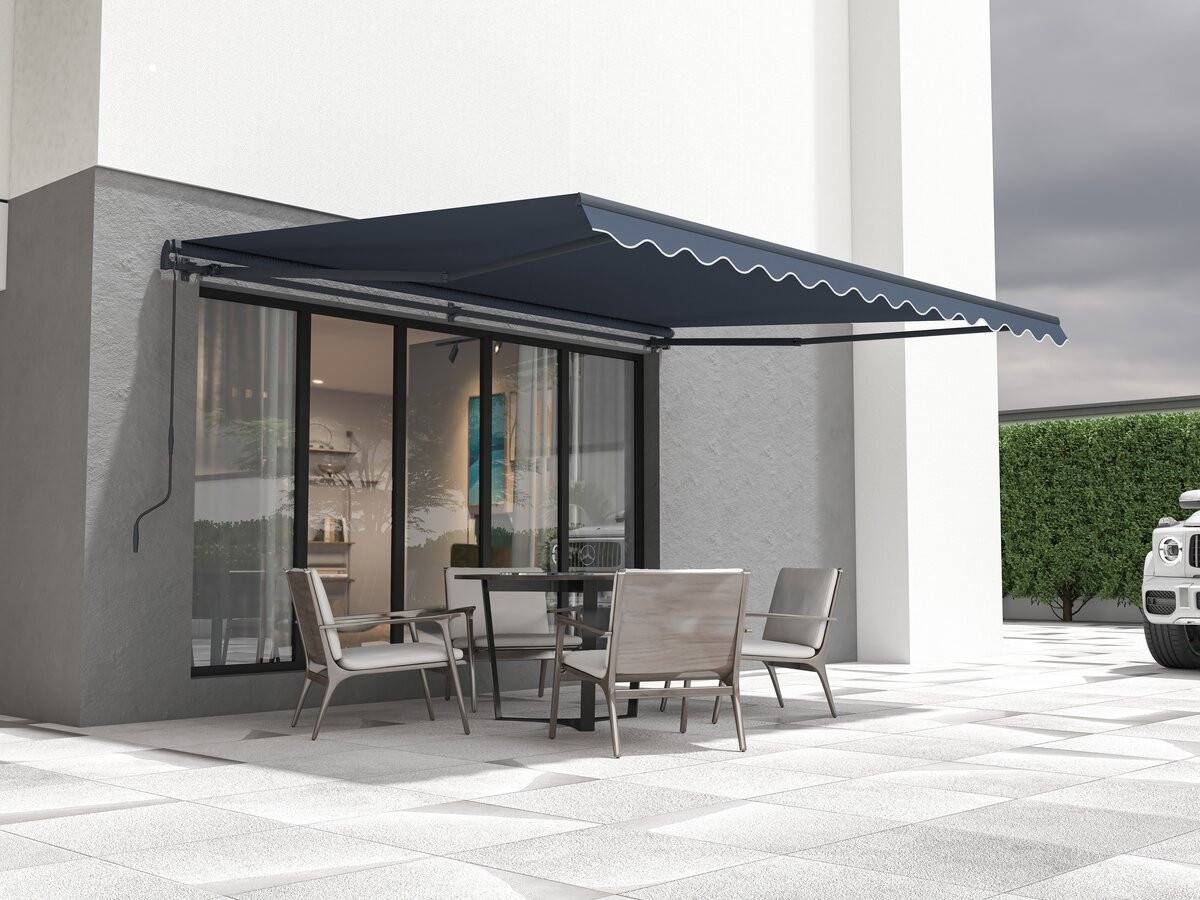 Habitat Et Jardin - Store Banne En Aluminium "ombra 4" - 395 X 300 Cm - Gris -habitat Et Jardin - Image 2
