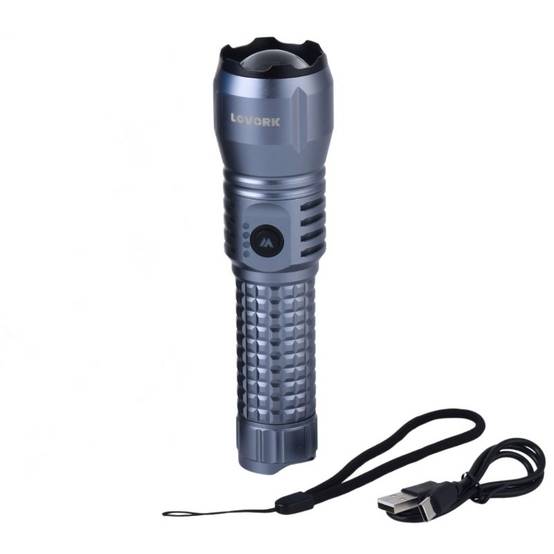 Torche rechargeable - Fonction Powerbank et Mode SOS - Légère et Robuste - OLYMPE LOVORK - Image 2