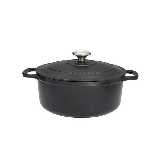 Cocotte ronde 22 cm noir - Image 1
