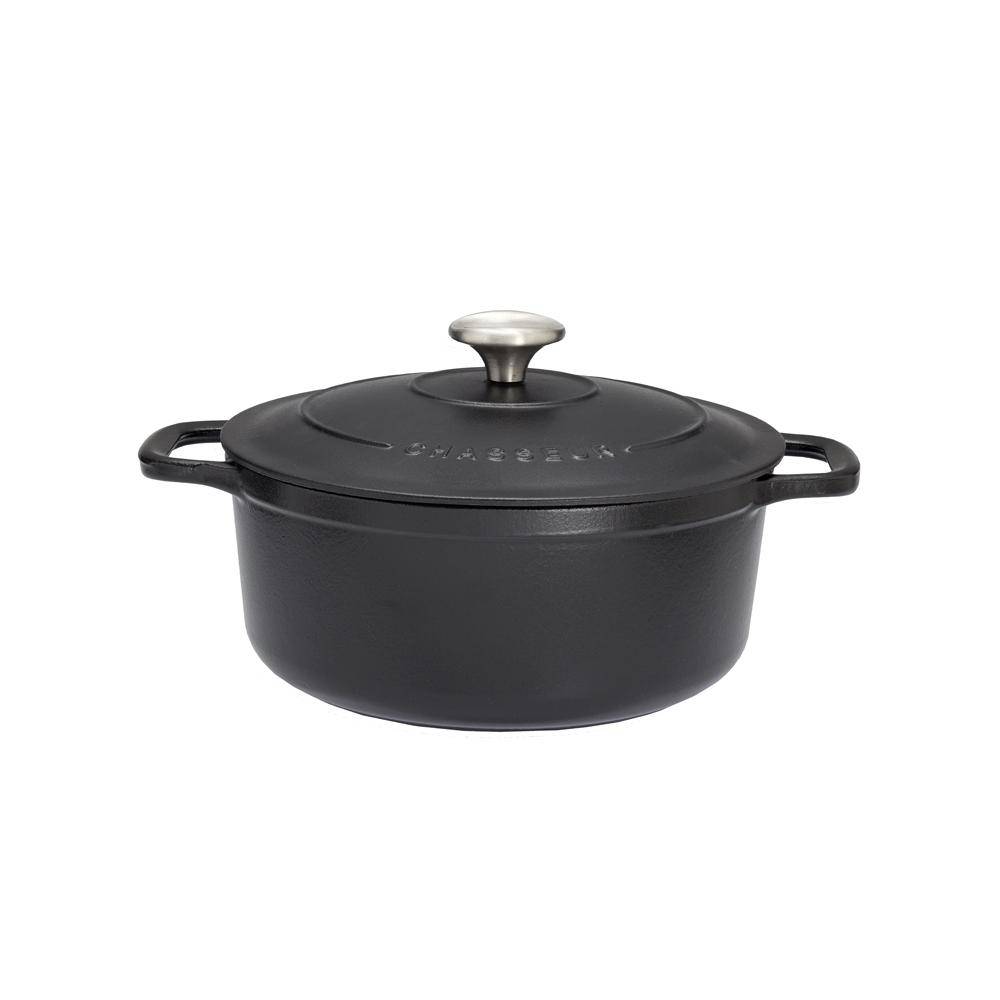 Cocotte ronde 22 cm noir - Image 1