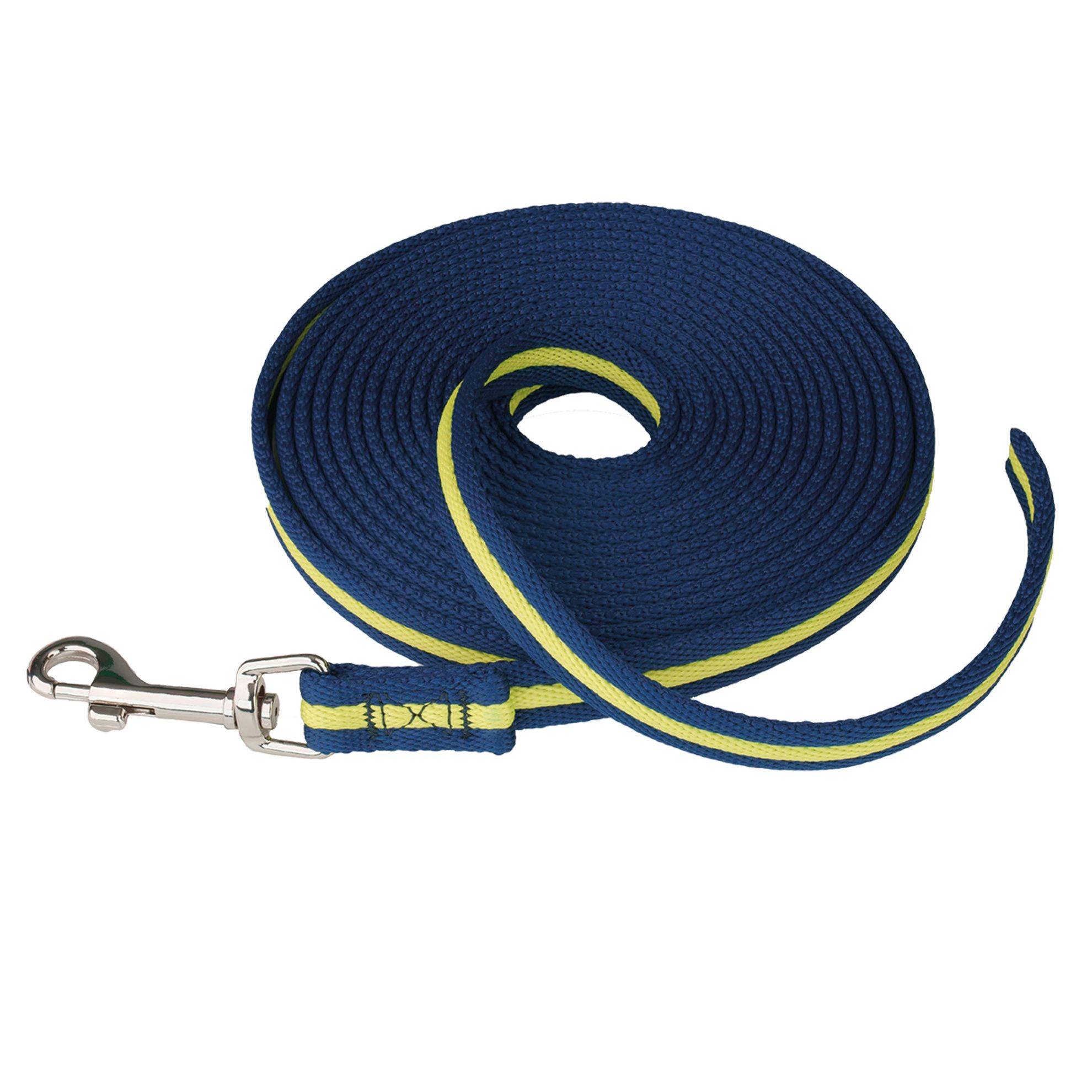 Longe Coachi bleue marine et citron : 5 m COACHI