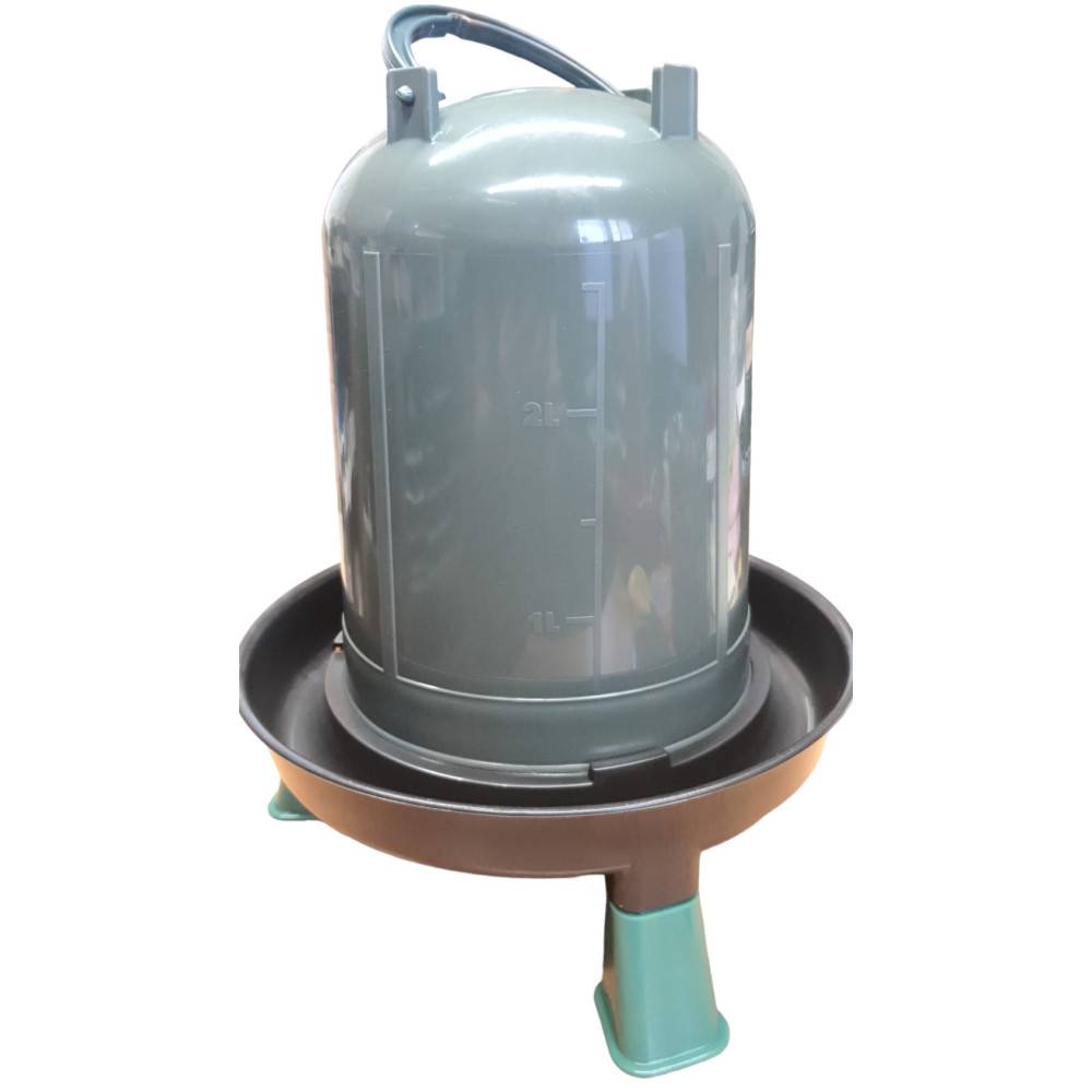 Gasco - Abreuvoir sur pieds plastique recyclé 3 litres pour basse cour - Image 2