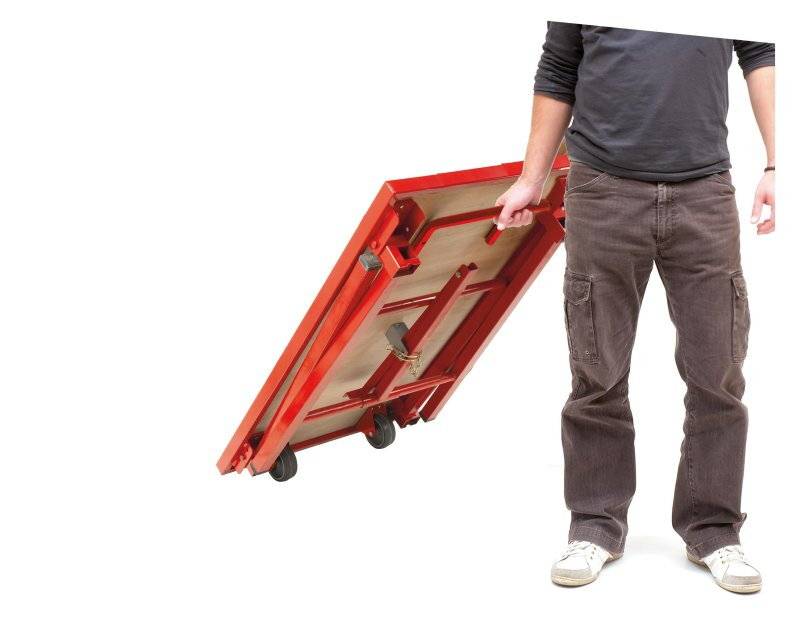 Poignée avec 2 roues pour table monteur - Mob - Image 2