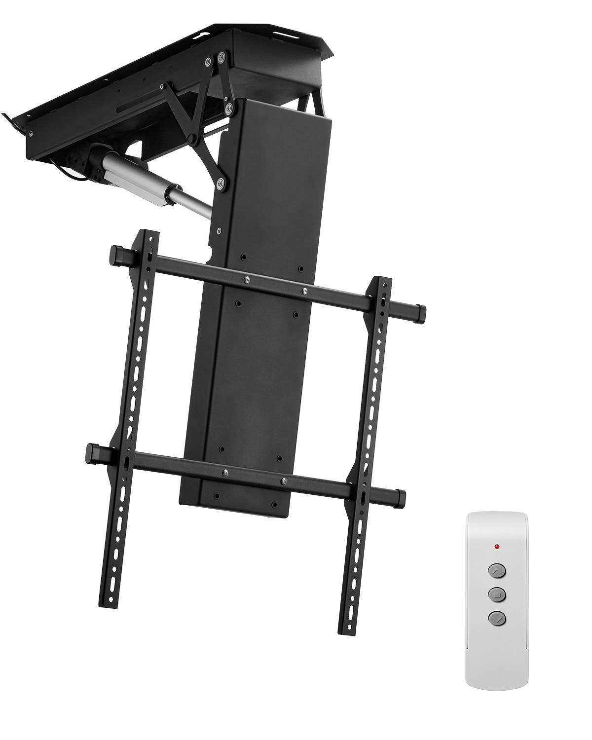 VEVOR Support TV plafond motorisé 32-70'', réglable électriquement, charge 50kg, VESA 600x600mm. - Image 1