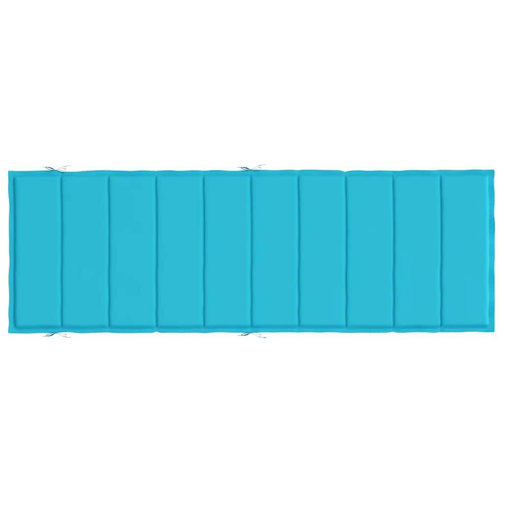 PANGIVO - Coussin de chaise longue tissu oxford turquoise 186 x 58 x 4 cm - PANGIVO - Image 6