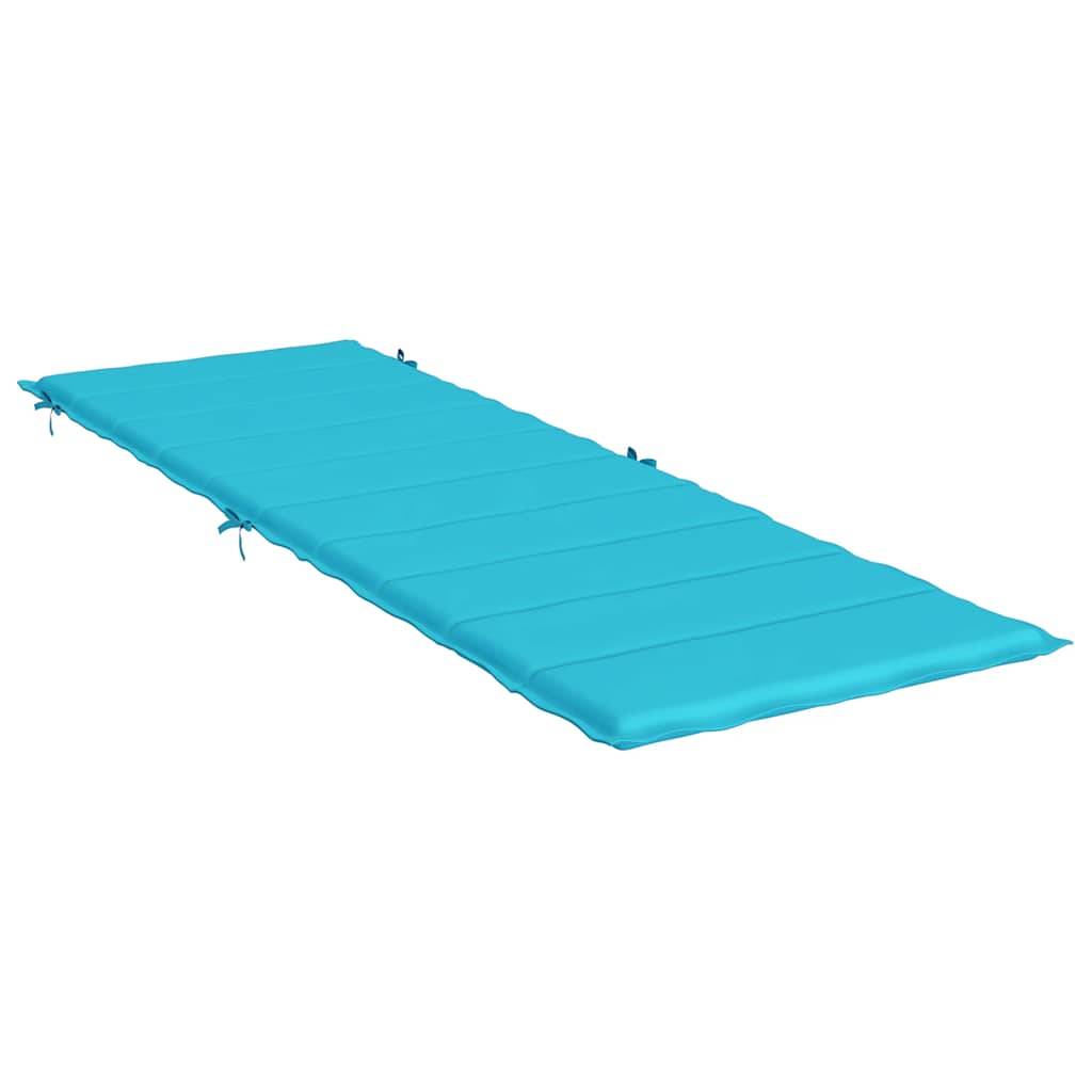 PANGIVO - Coussin de chaise longue tissu oxford turquoise 186 x 58 x 4 cm - PANGIVO - Image 4
