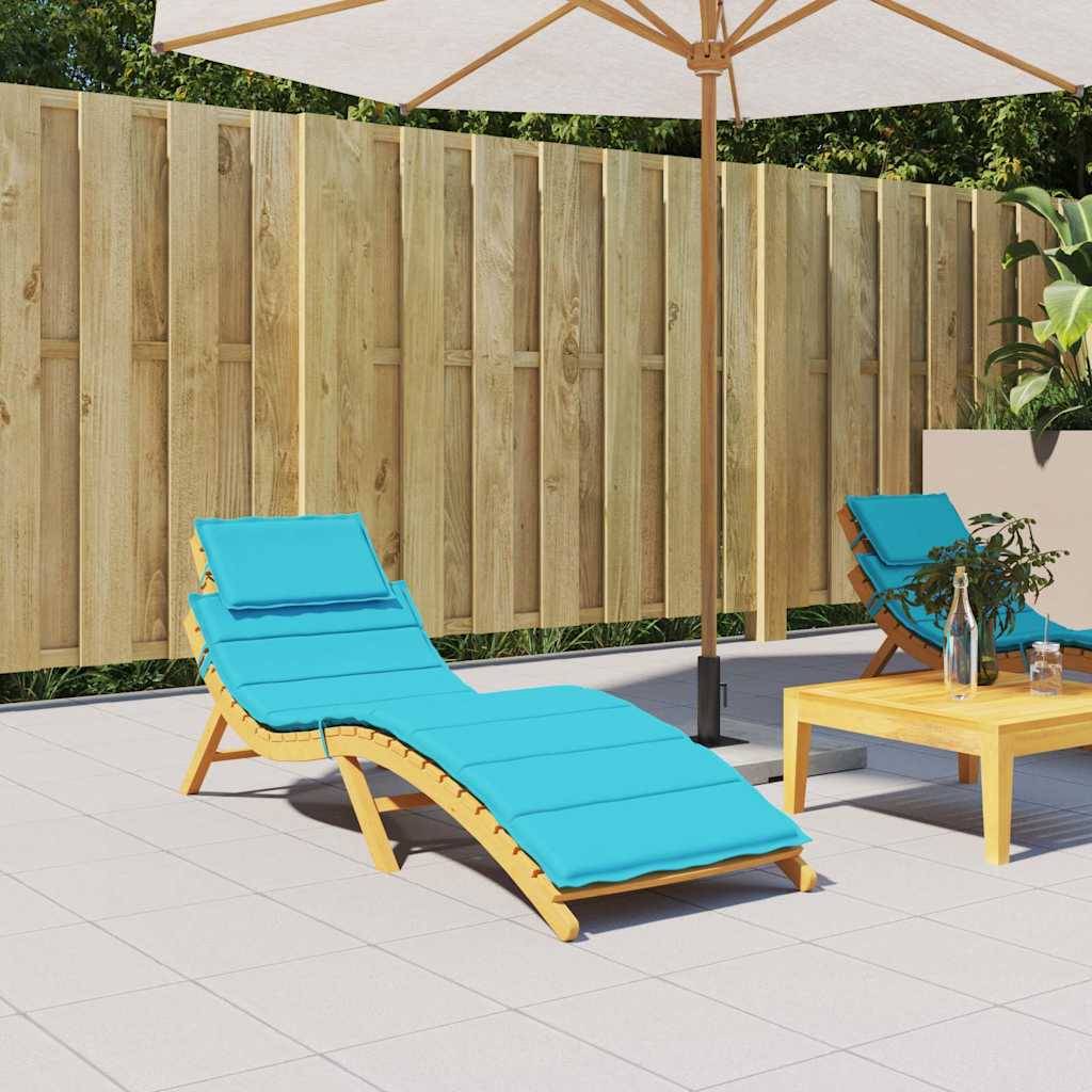 PANGIVO - Coussin de chaise longue tissu oxford turquoise 186 x 58 x 4 cm - PANGIVO - Image 1