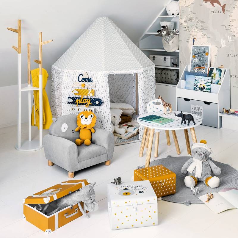 Tente yourte gris pour chambre enfant Atmosphera - Image 3
