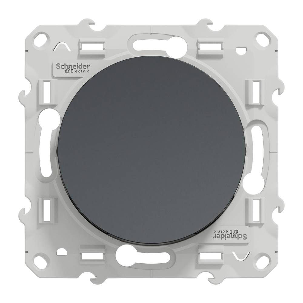 Schneider Electric - Interrupteur va-et-vient ODACE 10 A à vis anthracite - SCHNEIDER ELECTRIC - S540204 - Image 2