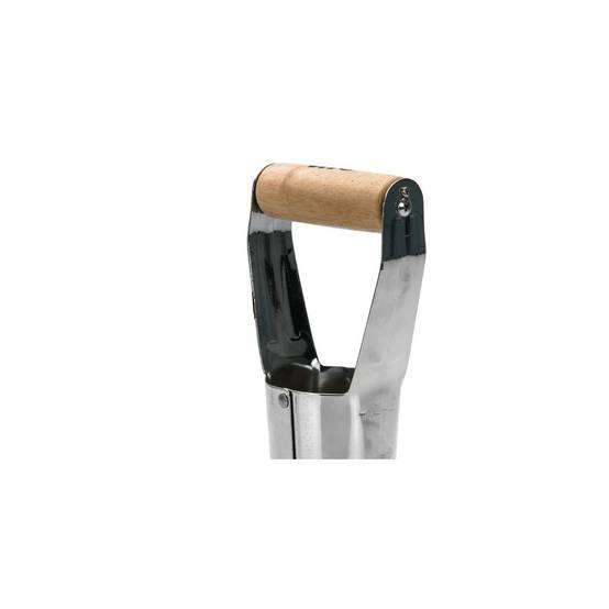 Plantoir à bulbes 230mm Outil de jardin Manche bois Inox Haute qualité VITO - Image 2