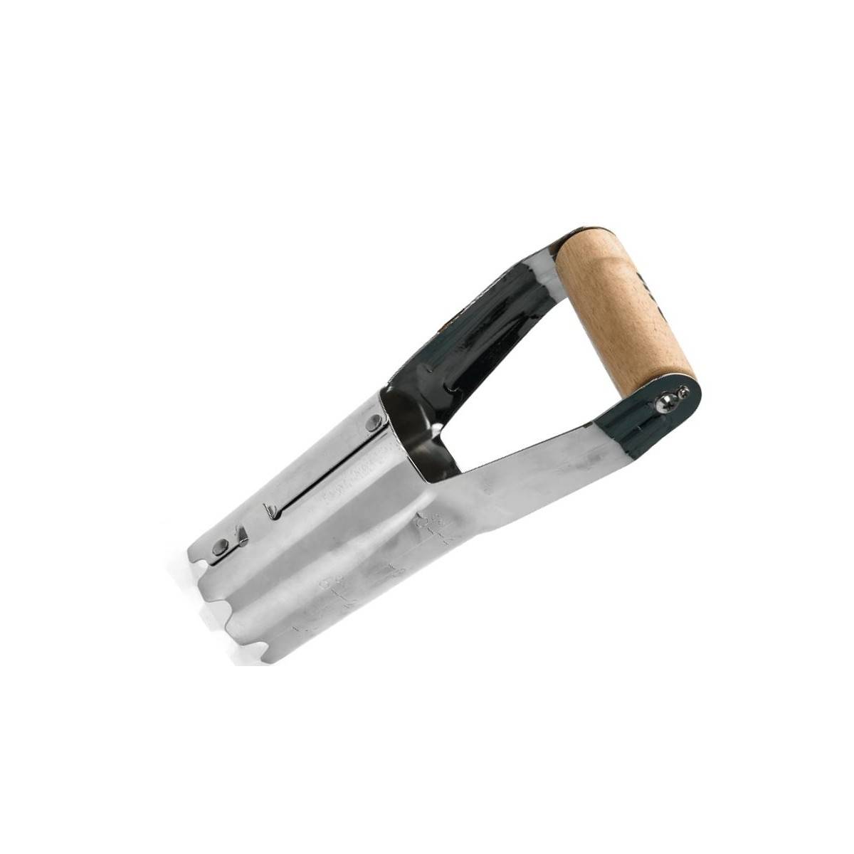 Plantoir à bulbes 230mm Outil de jardin Manche bois Inox Haute qualité VITO - Image 3