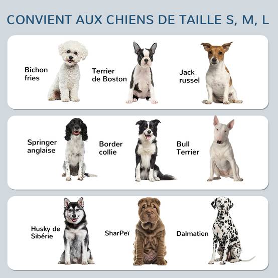 Gamelle chien surélevée double porte-gamelle avec 2 bols amovibles en acier, hauteur réglable 11/21,5/32 cm et 1 tapis - Image 6