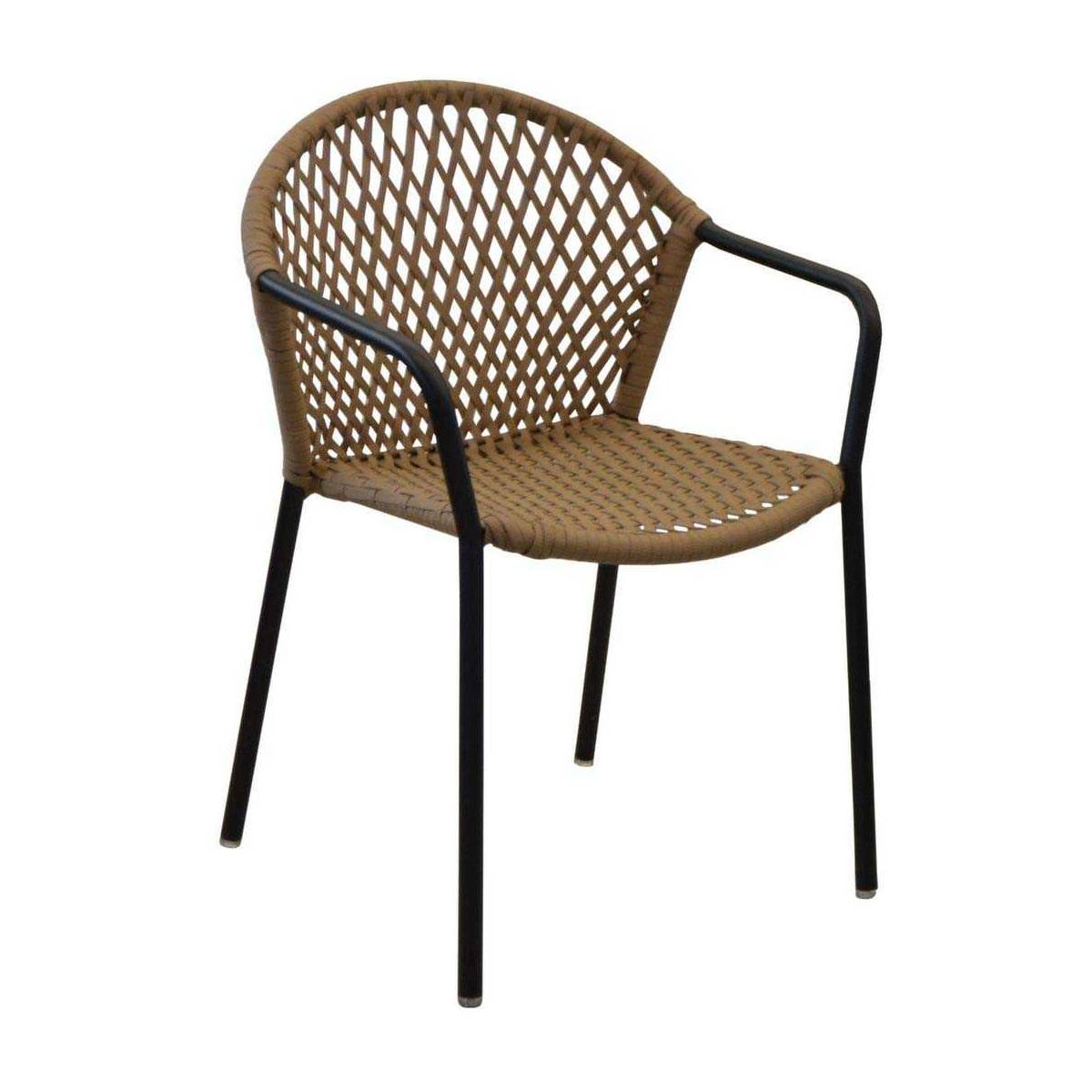 Fauteuil de jardin en aluminium et résine Capri - Image 1