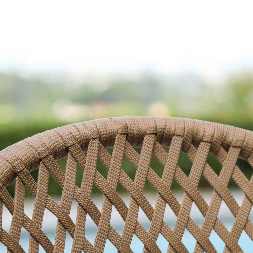 Fauteuil de jardin en aluminium et résine Capri - Image 3