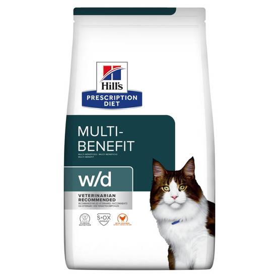 CROQUETTES CHAT ADULT PRESCRIPTION DIETS W/D MULTI BENEFIT - HILL'S 3 kg - Image 1