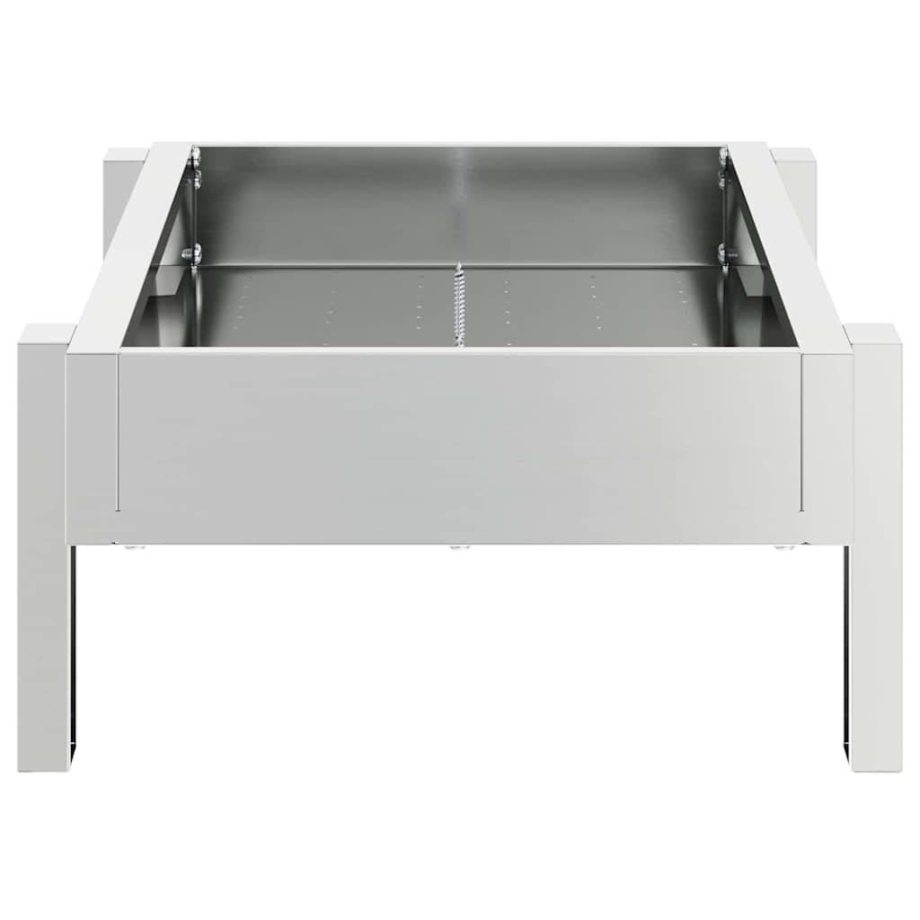 Auge Alimentation Poule Galvanisée Durable 5kg Argent - ComfortXL Outdoor Living - Image 6