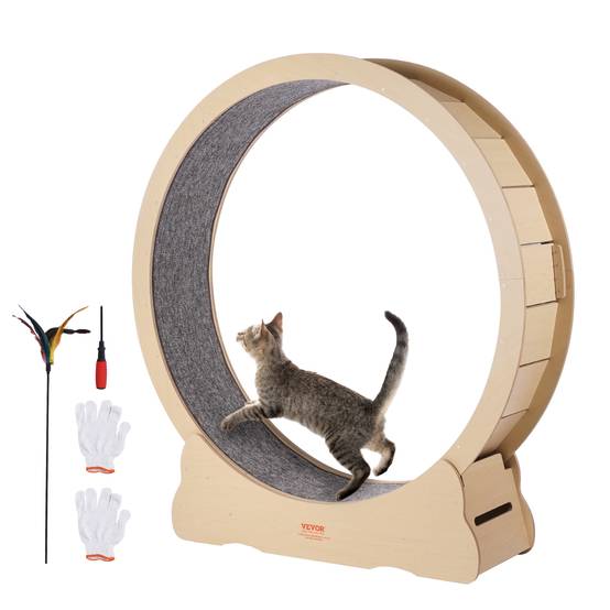VEVOR Roue d'exercice pour chat 1320mm, tapis roulant amovible, pour course et entraînement en intérieur. - Image 1