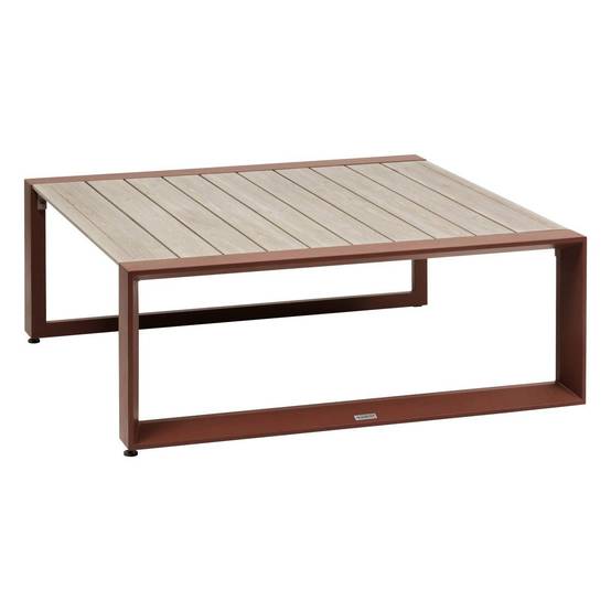 Hesperide - Table basse de jardin Allure 97x97x36cm acajou Hespéride - Image 1