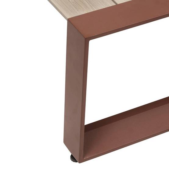 Hesperide - Table basse de jardin Allure 97x97x36cm acajou Hespéride - Image 4
