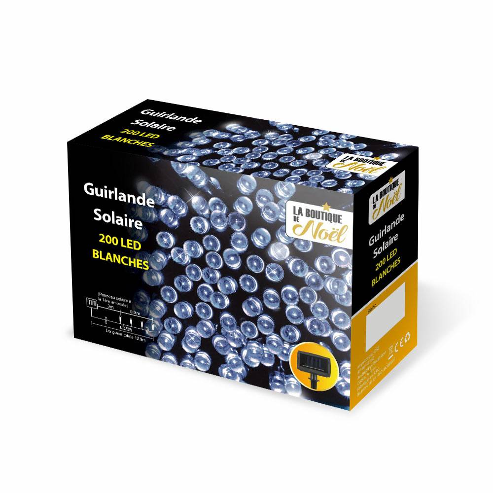 Guirlande solaire à LED multifonction - Image 1