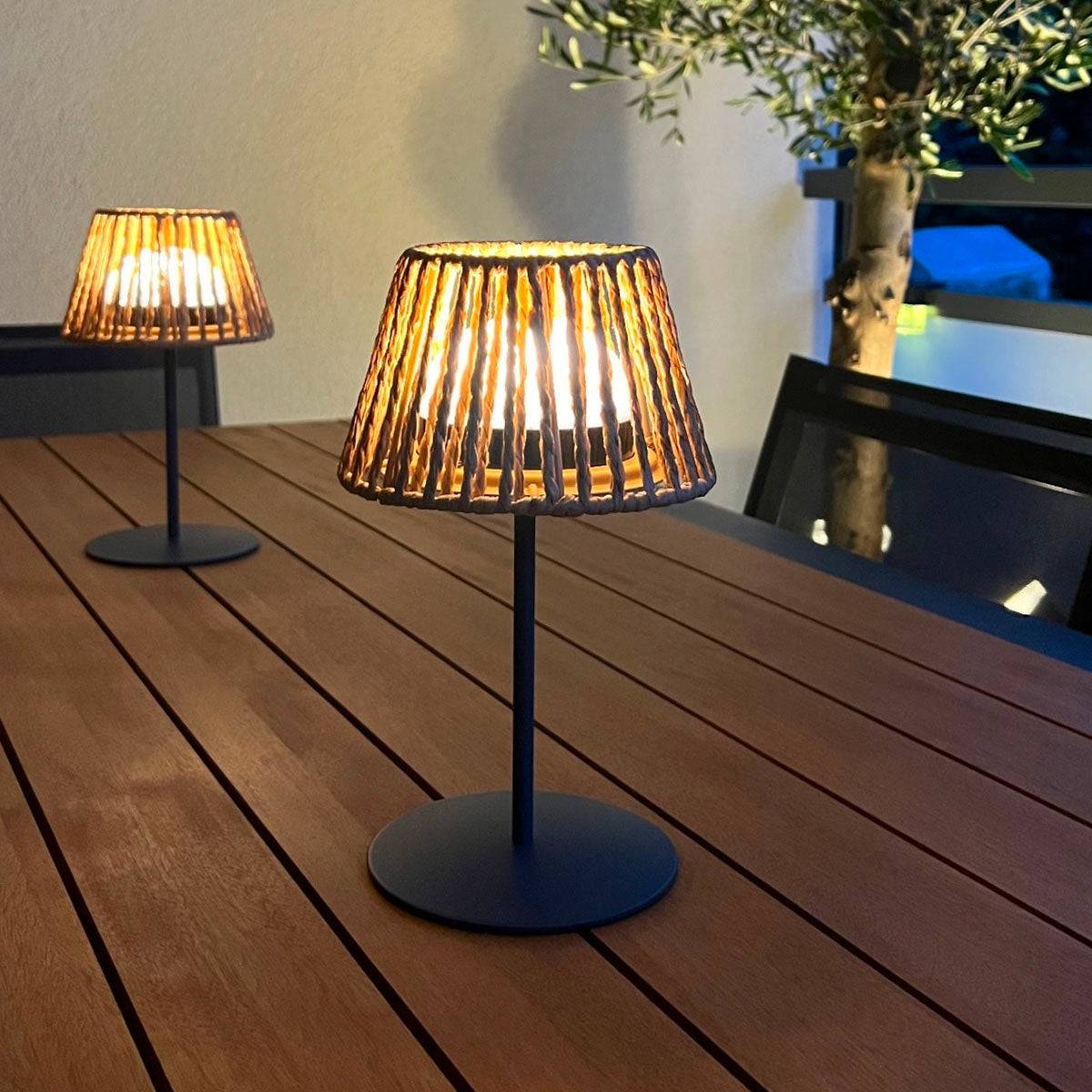 Lumisky - 2 Lampes de table TWINS RAFFY H24cm - Image 6
