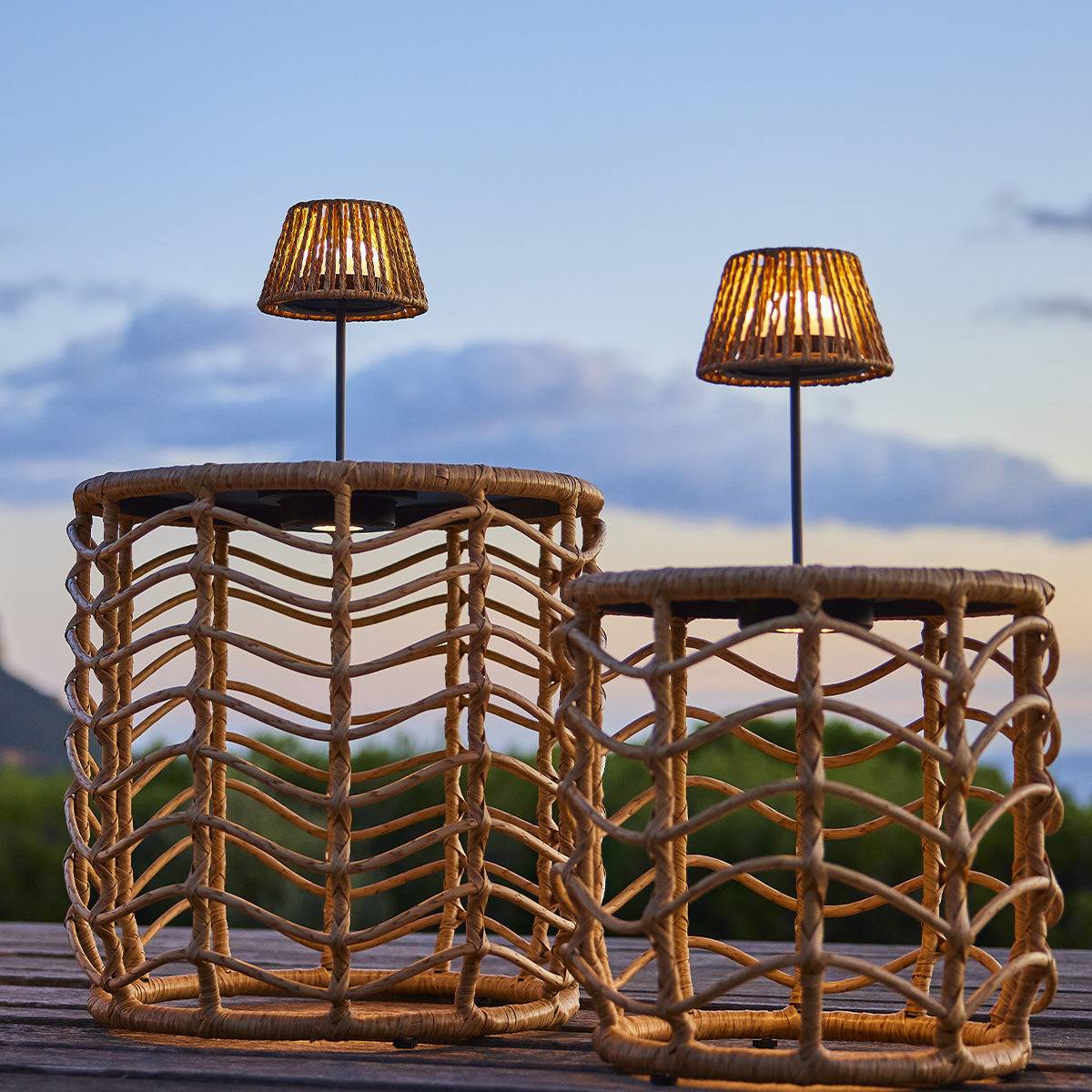 Lumisky - 2 Lampes de table TWINS RAFFY H24cm - Image 3