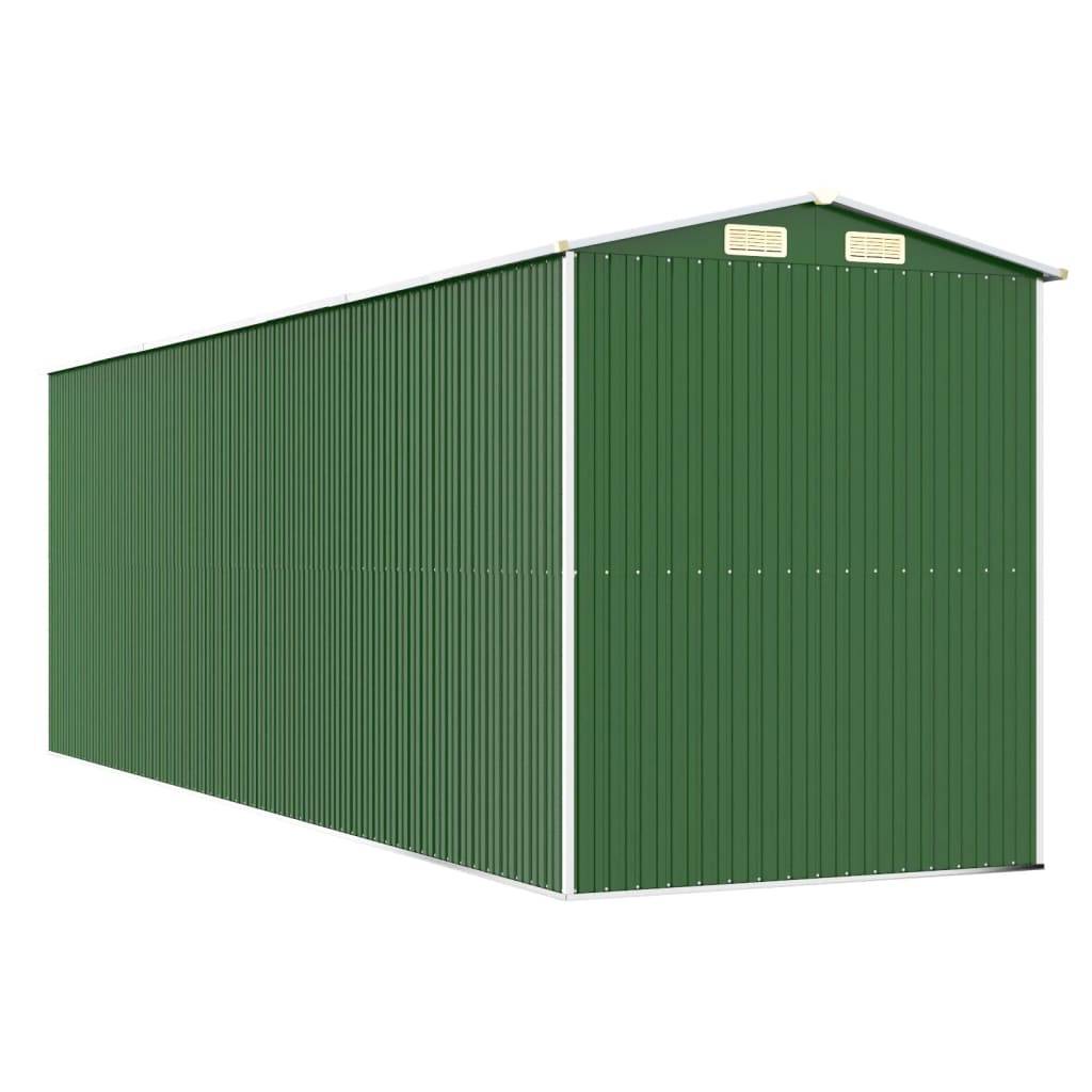 Abri de jardin acier galvanisé vert 192 x 606 x 223 cm - PANGIVO - Image 6
