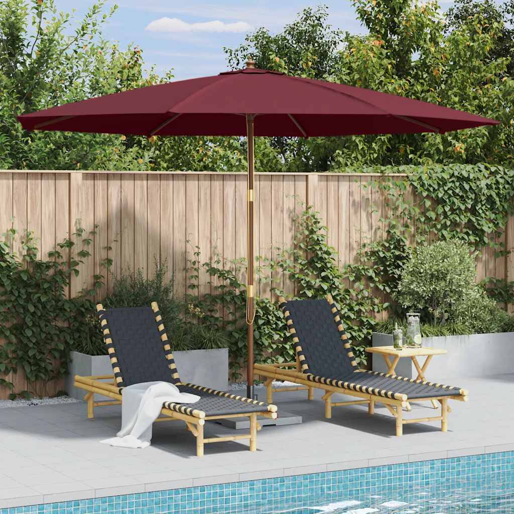 Prolenta Premium - Parasol polyester rouge 350 x 240 cm - Prolenta premium p375.8 - Image 2