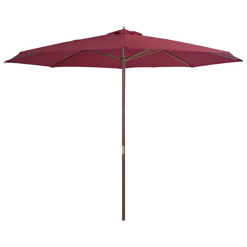 Prolenta Premium - Parasol polyester rouge  350 x 240 cm  - Prolenta premium p375.8 - Image 1