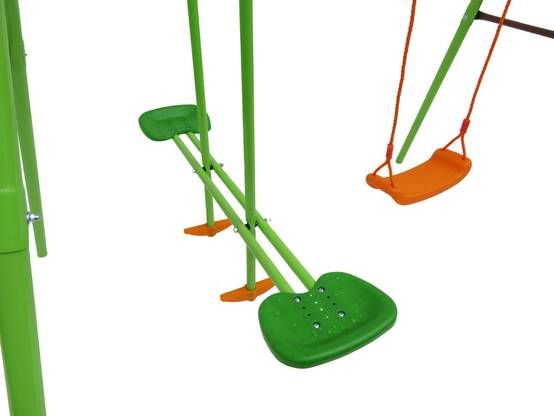 Portique Acier "lola" - 1.96m - 2 Agrès -habitat Et Jardin - Image 3