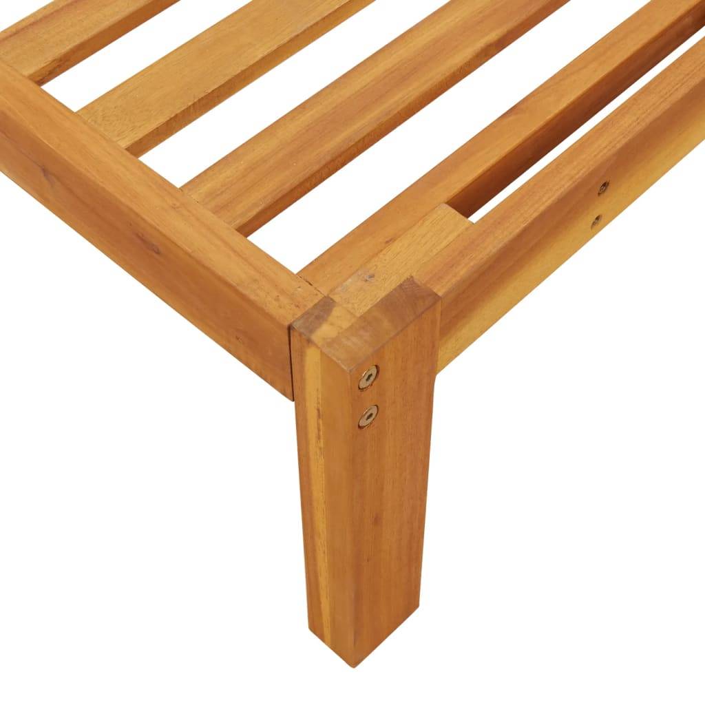 ComfortXL - Salon de Jardin Palette 4pcs Bois d'Acacia à Lattes Modulable avec Table pour Terrasse Brun Huilé – ComfortXL Outdoor Living - Image 7