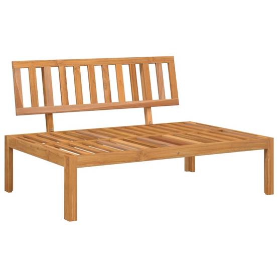ComfortXL - Salon de Jardin Palette 4pcs Bois d'Acacia à Lattes Modulable avec Table pour Terrasse Brun Huilé – ComfortXL Outdoor Living - Image 4
