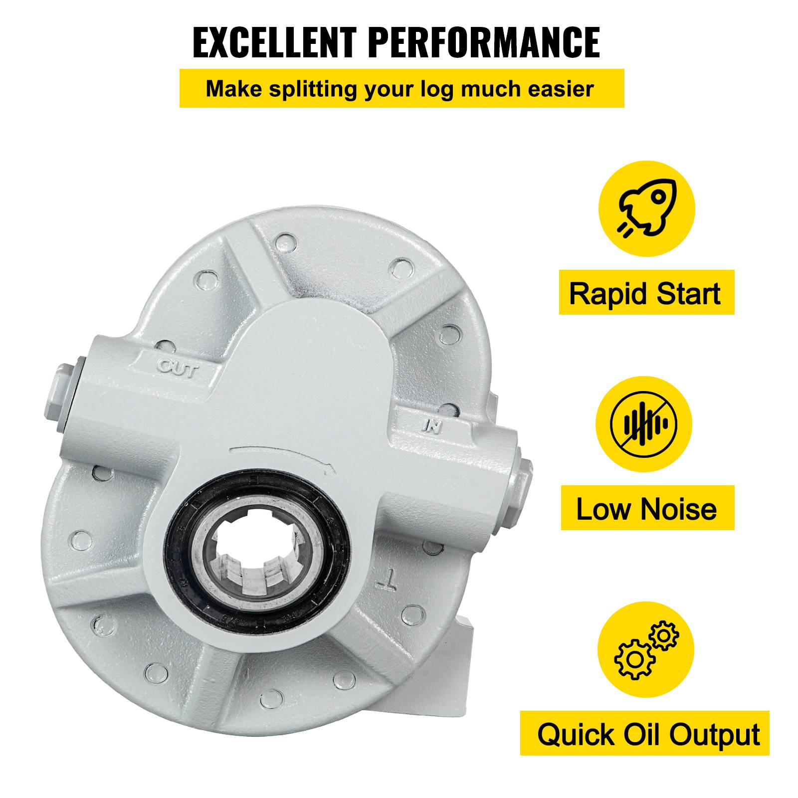 Vevor - VEVOR Pompe hydraulique 21,2 GPM, 540 tr/min, 2500 PSI, SAE 12. Pour hayon. - Image 6