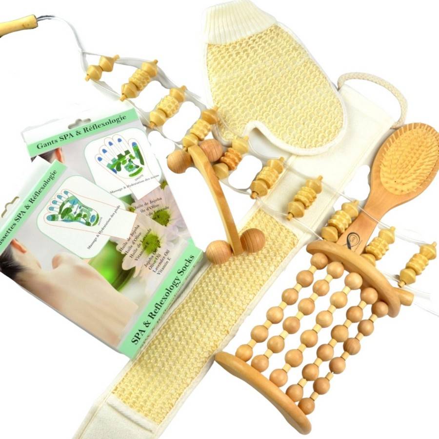 Coffret Essentiel Massage & Réflexologie - 8 produits pour la Santé et le Bien-Être - Idée Cadeau - Sun&Sia - Image 1