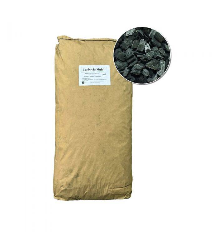 Paillage charbon végétal bio activateur du sol 50L RACINE F-PAI110 - Image 1