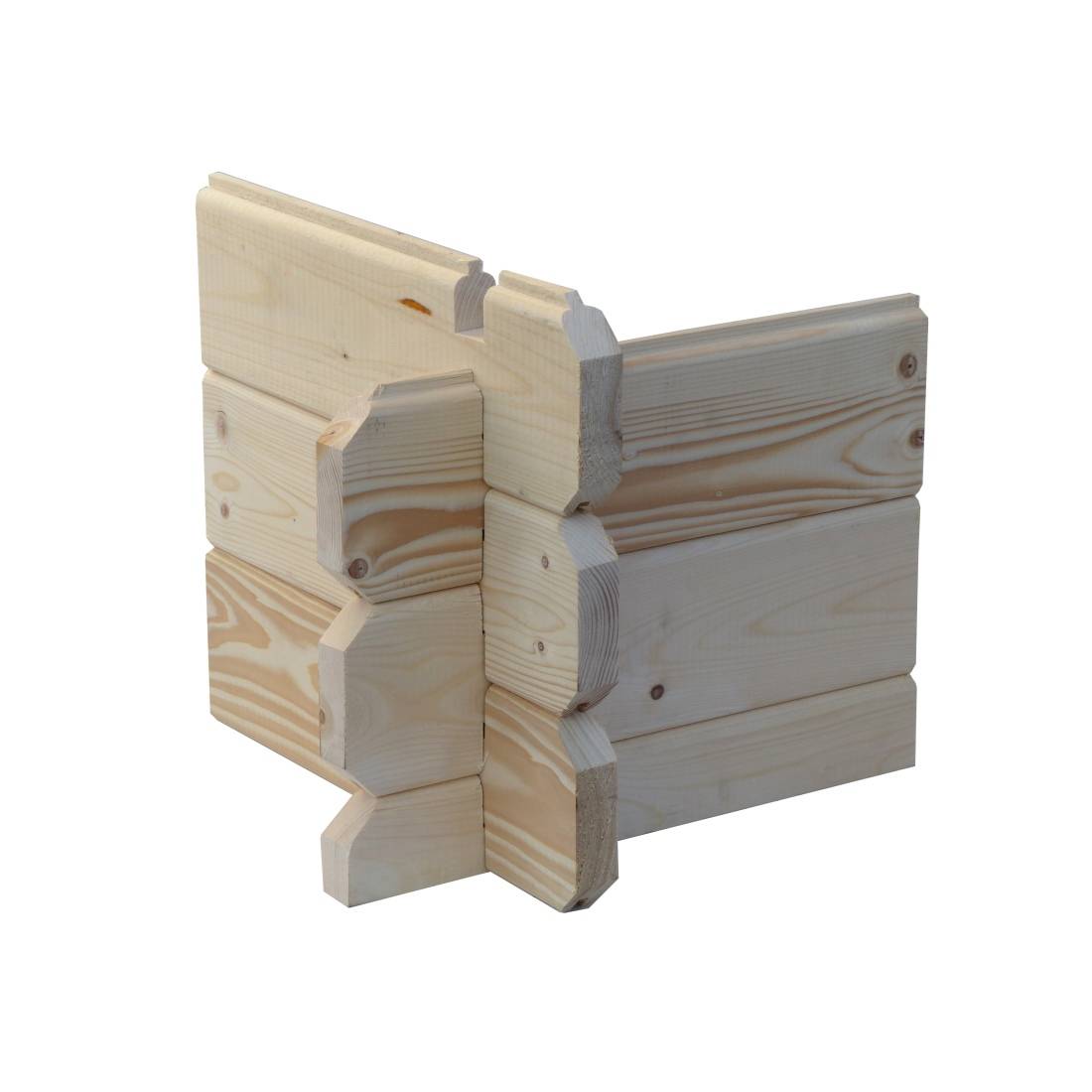 Altanka - Abri de jardin en bois - 25m2 - 5x5m - Ep. 28mm - Couleur: naturel - DOM591 - ALTANKA - Image 5