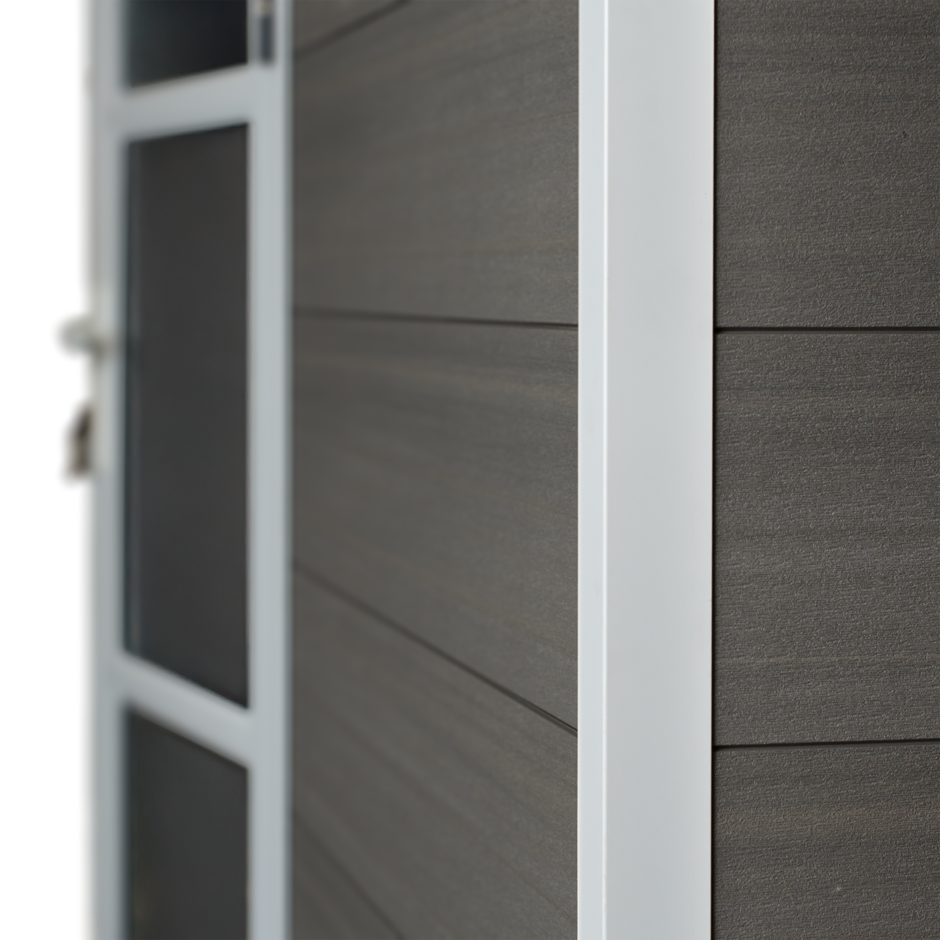 Abri de Jardin Composite ALMA - 9m2 Gris/blanc - Cabane de Jardin - Image 9