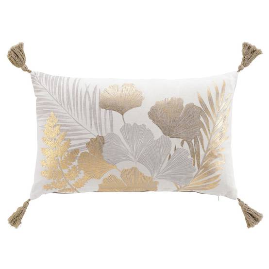 Coussin Déco Imprimé "Melisse" 30x50cm Multicolore - Image 1