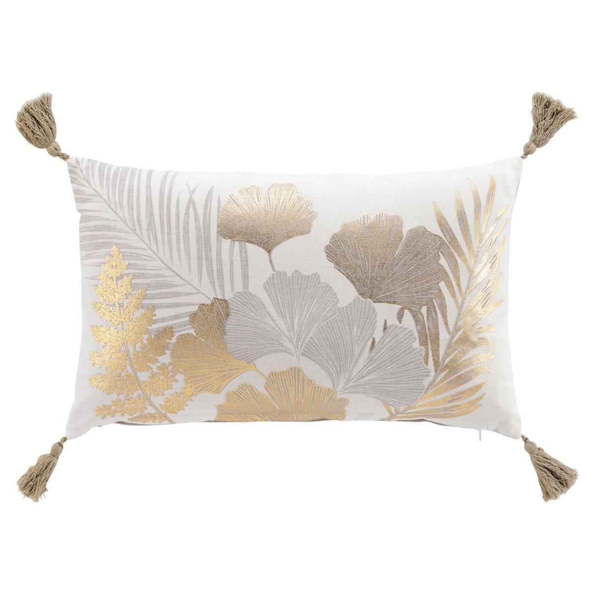 Coussin Déco Imprimé "Melisse" 30x50cm Multicolore - Image 1