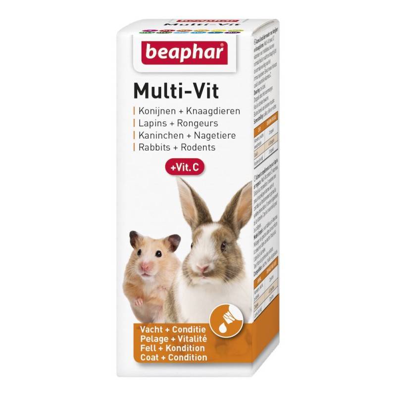 Complément alimentaire Rongeurs et Lapins - Multi Vitamines - Beaphar 50