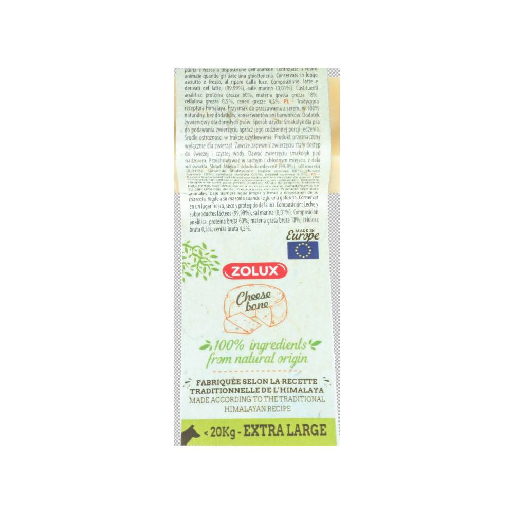 animallparadise - Bâton à mâcher Friandise au fromage 116 g pour chien de - 20 kg - Image 5
