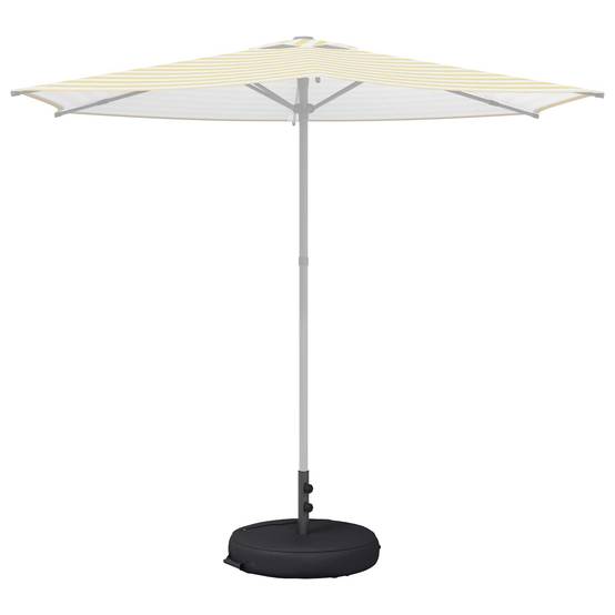 Base de parasol acier noir 65 x 65 x 40 cm - PANGIVO - Image 3