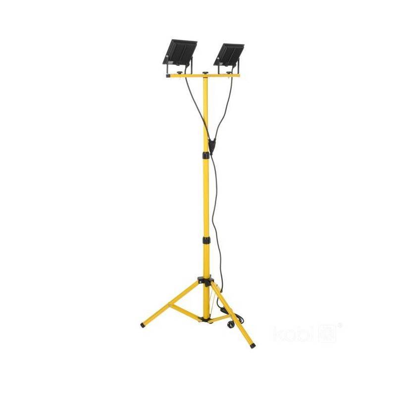 Projecteur de chantier LED TIGRA TRÉPIED 2x50W 4000K IP54 blanc naturel - Image 4