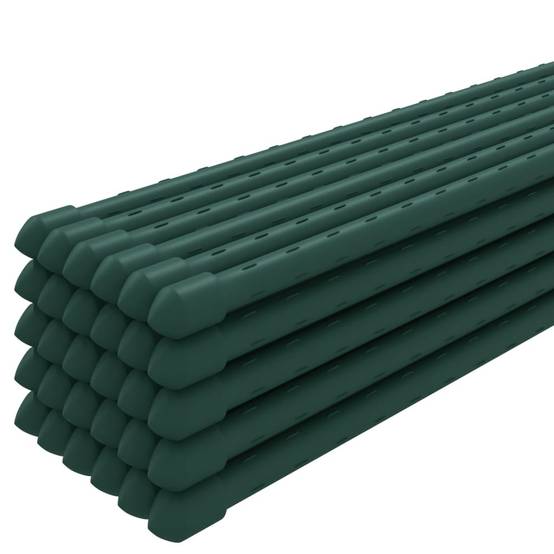 Vidaxl - Piquets pour plantes de jardin 30 pcs vert 115 cm acier vidaXL 319369 - Image 4