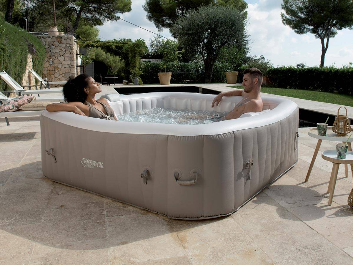 Infinite Spa - Spa gonflable Elite carré Bulles 2 places + Accessoires offerts - Infinite Spa - Image 3